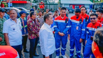 Antisipasi Lonjakan Pemudik, Bupati Karawang Cek Langsung Kesiapan Pasokan BBM di Terminal Cikampek