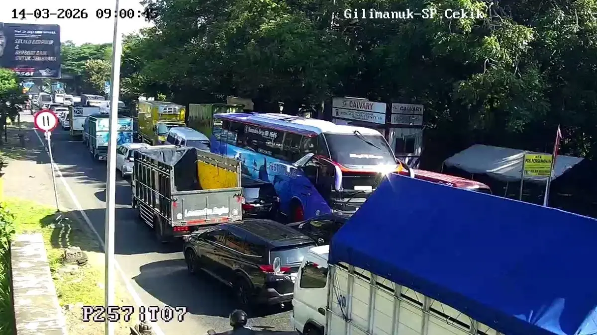 Rekayasa Lalu Lintas Skala Besar Diterapkan di Gilimanuk Hadapi Puncak Arus Balik Pemudik 15 Maret 2026