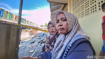 Plafon 13 Kios di Pasar Sehat Soreang Runtuh Mendadak, Pedagang Trauma dengan Detik-Detik Kejadian