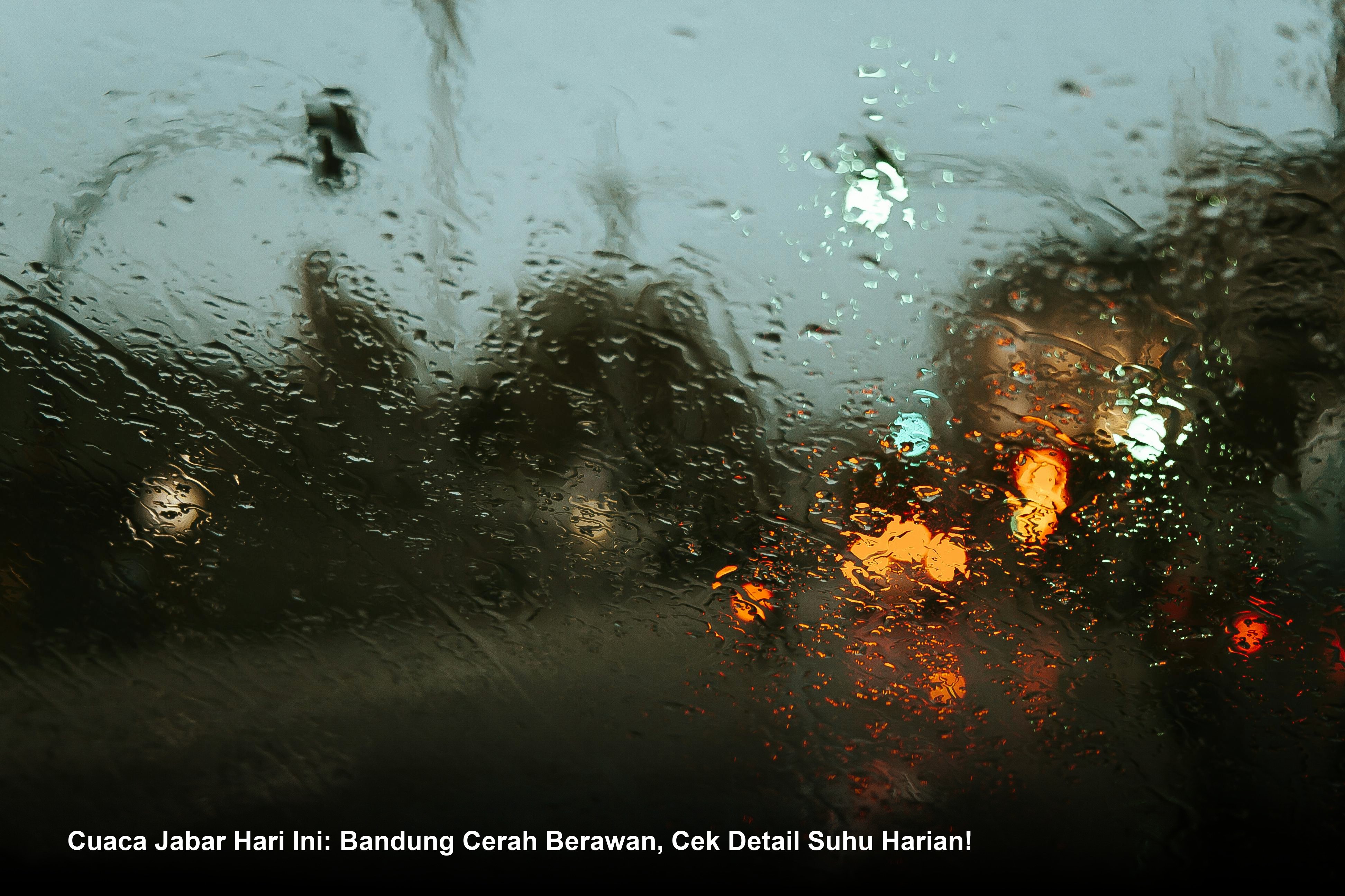 Cuaca Jabar Hari Ini: Bandung Cerah Berawan, Cek Detail Suhu Harian!