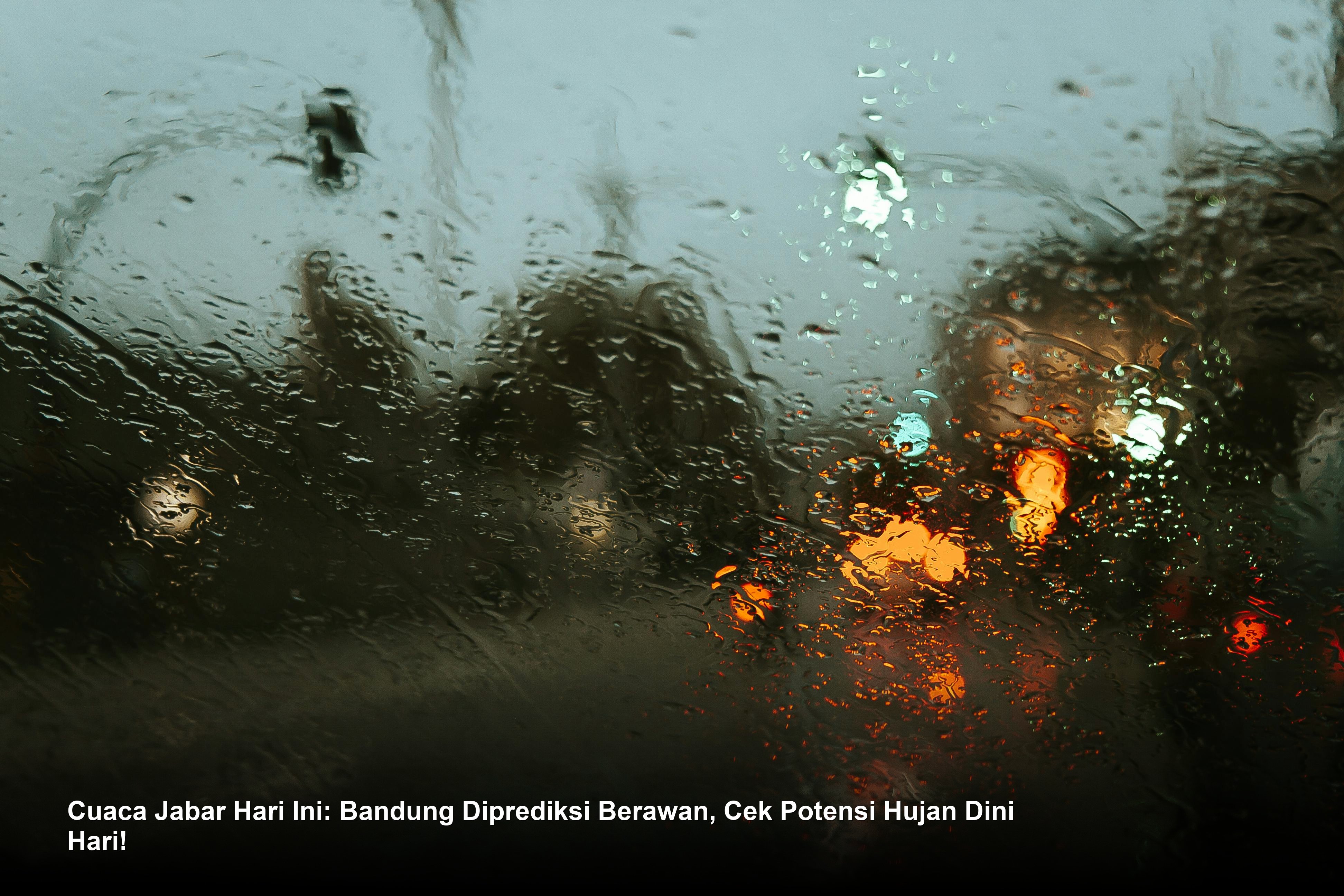 Cuaca Jabar Hari Ini: Bandung Diprediksi Berawan, Cek Potensi Hujan Dini Hari!