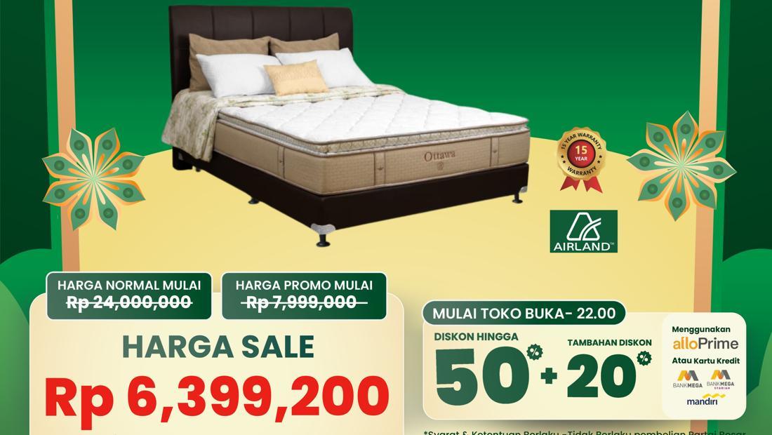 Tidur Nyenyak Tanpa Bikin Kantong Jebol: Transmart Full Day Sale Tawarkan Diskon Gila-Gilaan untuk Tempat Tidur Impian!