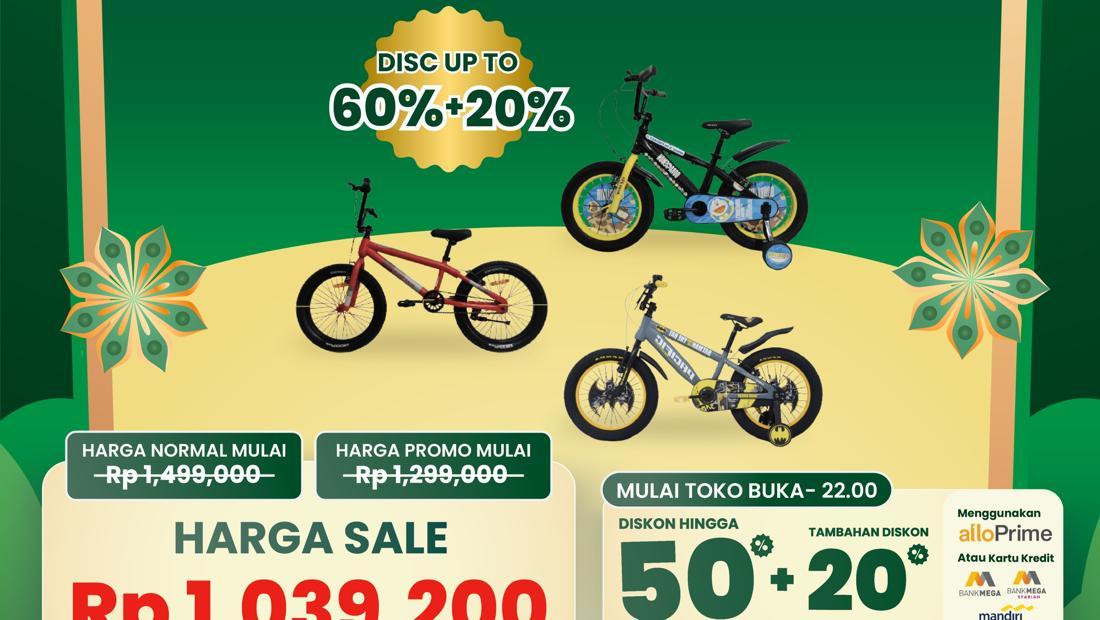 Gebyar Diskon Sepeda di Transmart Full Day Sale: Saatnya Ganti Kendaraan dengan Hemat!