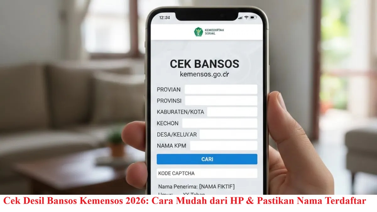 Cek Desil Bansos Kemensos 2026: Cara Mudah dari HP & Pastikan Nama Terdaftar