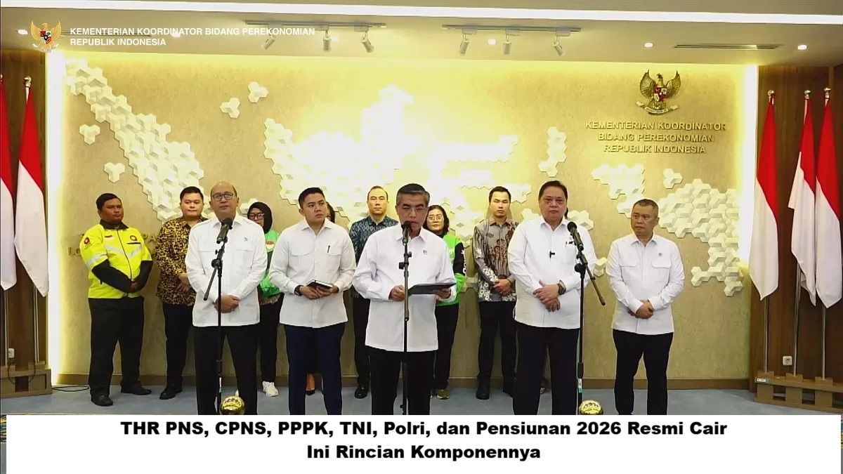 THR PNS, CPNS, PPPK, TNI, Polri, dan Pensiunan 2026 Resmi Cair, Ini Rincian Komponennya