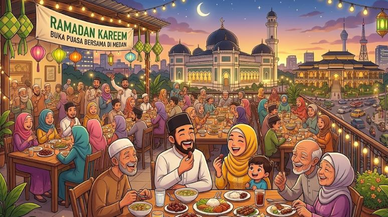 Panduan Lengkap Waktu Berbuka Puasa bagi Umat Muslim di Medan dan Sekitarnya pada 3 Maret 2026