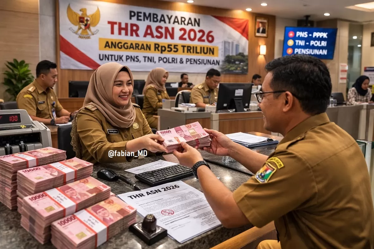 Pemerintah Pastikan Pembayaran Penuh THR 2026, Anggaran Naik Signifikan