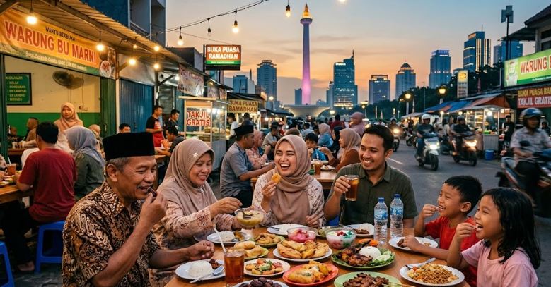 Panduan Waktu Berbuka Puasa dan Salat Maghrib di Jakarta, Minggu 1 Maret 2026