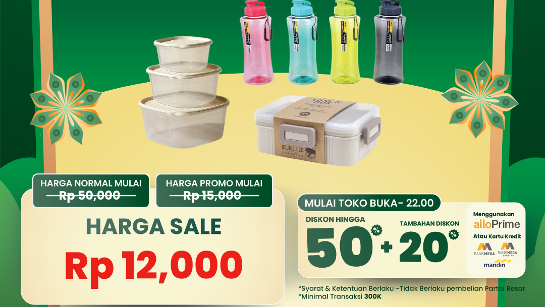 Transmart Full Day Sale: Borong Perlengkapan Rumah Tangga dengan Diskon Menggila Hingga 70%!