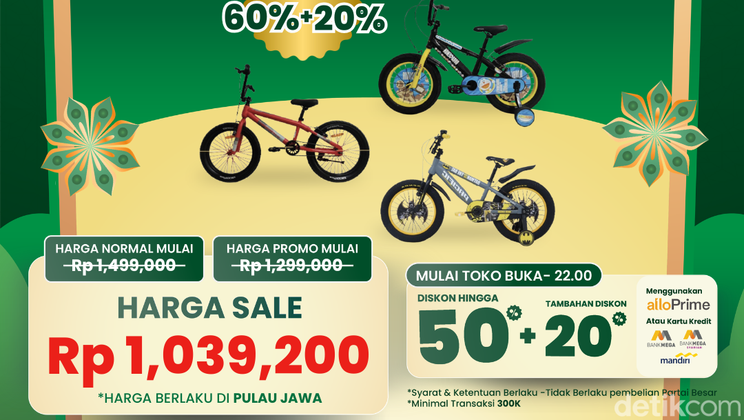Transmart Full Day Sale: Saatnya Berburu Sepeda Impian dengan Diskon Menggiurkan!