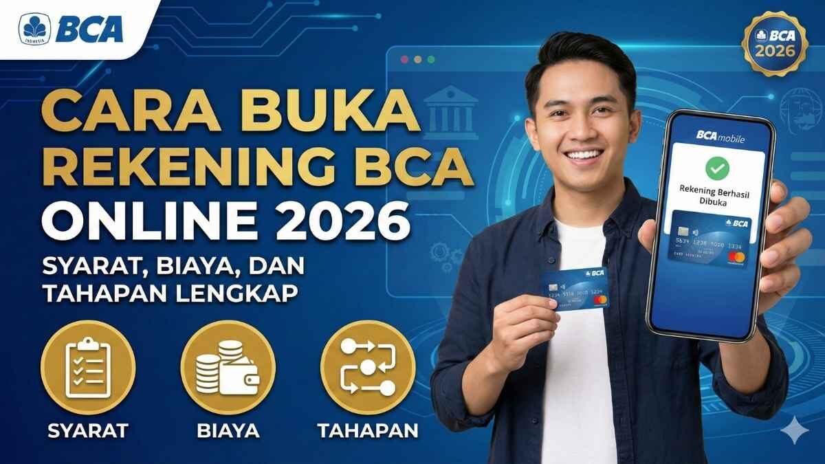 Cara Buka Rekening BCA Online 2026, Praktis Tanpa Kunjungi Cabang