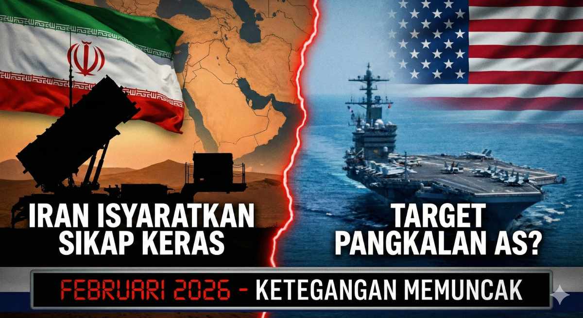 Iran Isyaratkan Perang Terbuka dan Incar Kekuatan Militer Amerika Serikat di Timur Tengah